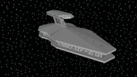 futuristic ship