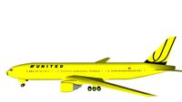 United Airlines Big Plane B4444 B Boeing 777-200ERM