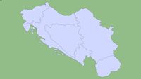 Map of the Socialist Federal Republic of Yugoslavia