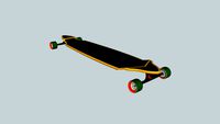 Longboard Rasta