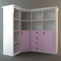 Corner Storage Cabinet3d model