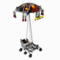 MSL Curiosity And Skycrane3d model