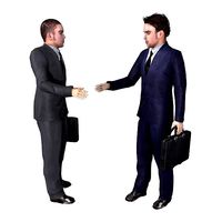 Businessman Rigged Set3d model