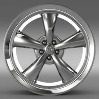 Mopar Dodge Challenger rim3d model