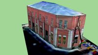 Building on Cuza Voda street, Bucharest