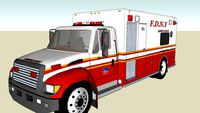 F.D.N.Y AMBULANCE TRUCK INTERNATIONAL