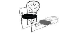 Fauteuil ST GERMAIN noir, Maisons du monde. Réf: 129.984 Prix 69