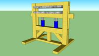 Longboard Press Wooden Frame