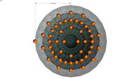 Technetium, A Bohr Model