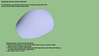 Tgi3DSU Tutorial 1 - Creating Smooth Curved Surfaces
