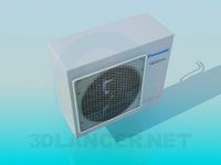 3D Model Panasonic air conditioner outdoor unit