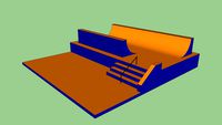 halfpipe + stairs