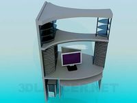 3D Model Сomputer Desk