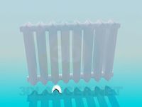 3D Model Cast iron radiator