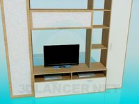 3D Model Cabinet in the living room