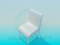 3D Model White chair