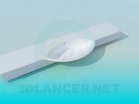 3D Model Sink with Shelf