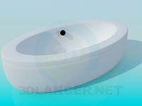 3D Model Oval tub