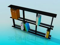 3D Model Bookshelf