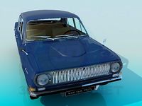 3D Model Volga GAZ-24