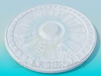 3D Model Ceiling outlet High Poly