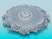 3D Model Ceiling outlet