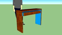 Parquet Hallway Table