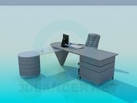 3D Model Executive desks