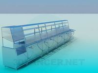 3D Model Distribution line for the dining room