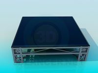 3D Model Square table