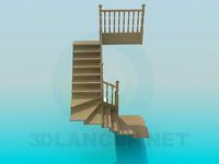3D Model Stairway to house