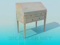 3D Model Secretaire