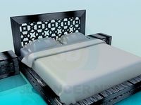 3D Model Double bed