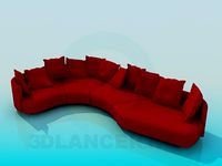 3D Model Corner sofa