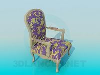 3D Model Low stool