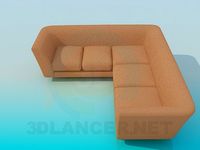 3D Model Corner sofa