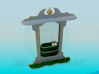 3D Model Stand for balls in the billiard room