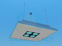 3D Model Lamp with searchlights