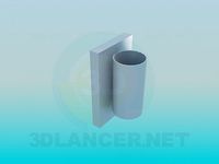 3D Model Glass wall