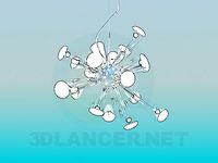 3D Model Futuristic chandelier