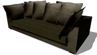 canapé MARCUS marron, maisons du monde, ref 123682 prix 1190