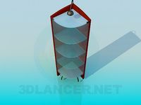 3D Model Corner-illuminated stand