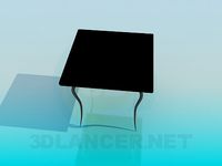 3D Model Table subtle wavy legs