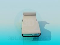 3D Model Sunbed to relax