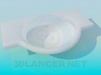 3D Model Wash-stand with ornament