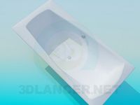 3D Model Narrowed  bath