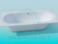 3D Model Standard bath