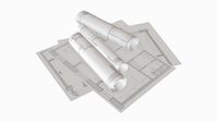 Paper scrolls and sheets 02