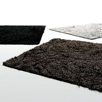 Rectangle fur rug  3 colors
