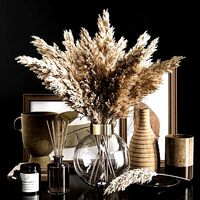 Decorative set with dried flowers 10